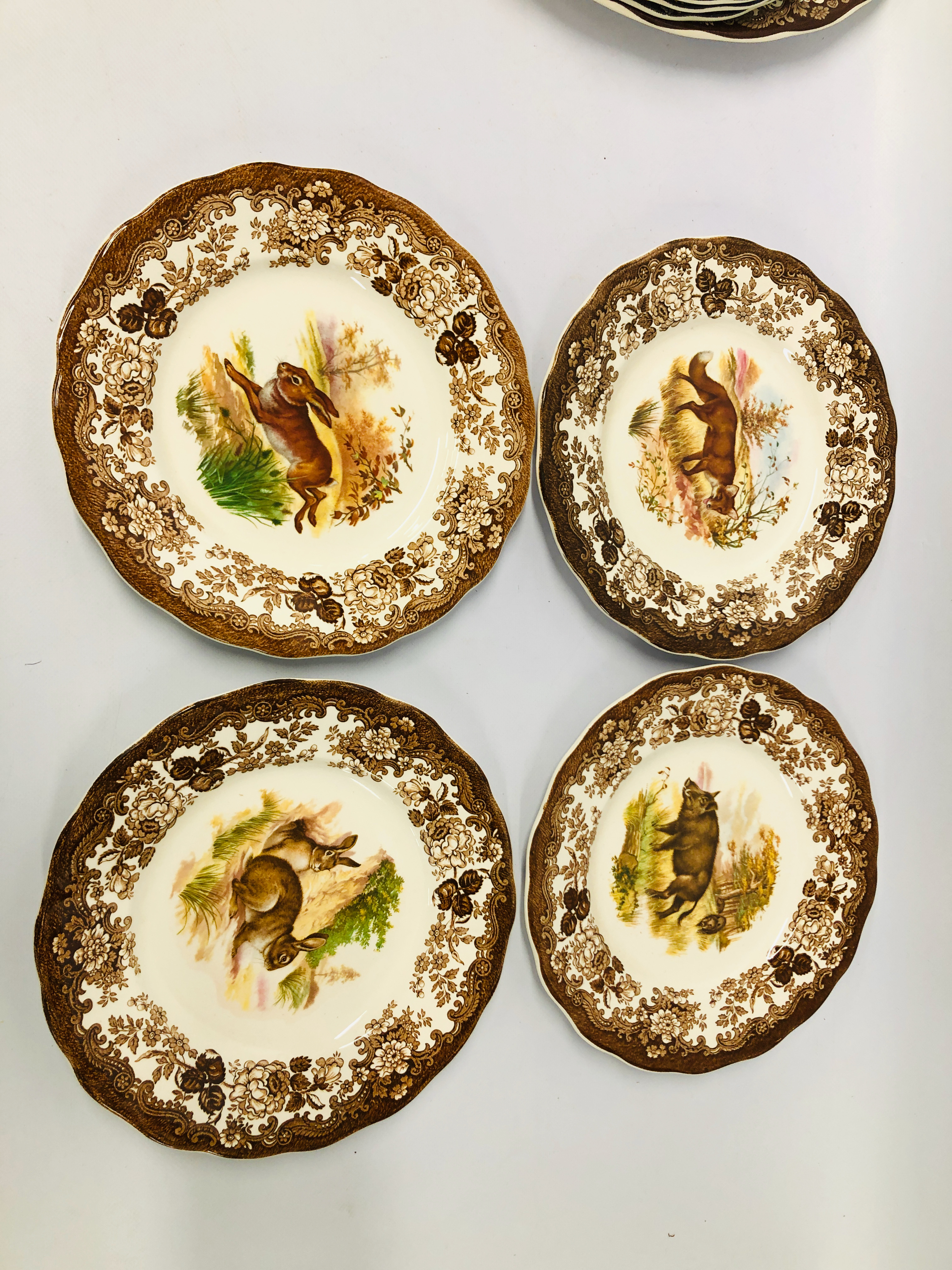 9 PIECES OF ROYAL CROWN DERBY "POSIES" (7 SIDE PLATES ONE HAVING SMALL CHIP AND SCRATCH, CREAM JUG, - Image 16 of 18