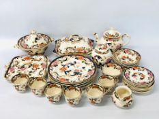 COLLECTION OF "MASONS" IRONSTONE "MANDALAY" TEA AND DINNER WARE APPROX 38 PIECES