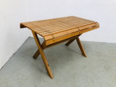 SOFTWOOD SLATTED GARDEN TABLE