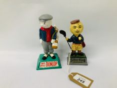 (R) 2 SMALL GOLFER FIGURES