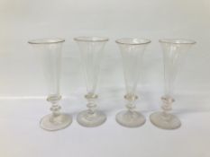 4 X C18TH GLASSES