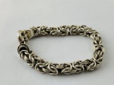 DESIGNER SILVER MULTI LINK BRACELET