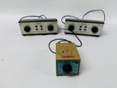 3 X POWER SUPPLY UNITS FOR MODEL RAILWAY TO INCLUDE DUETTE & FLYER ETC.