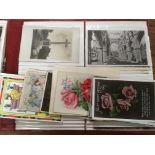 COLLECTION OF POSTCARDS IN FLIP FOLDER AND LOOSE, CHILDREN'S CARDS, FINGRINGHOE RP, LEDBURY,