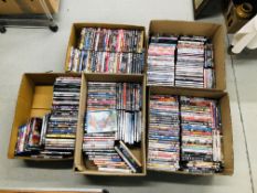 5 BOXES OF MIXED DVD'S APPROX 200 TITLES