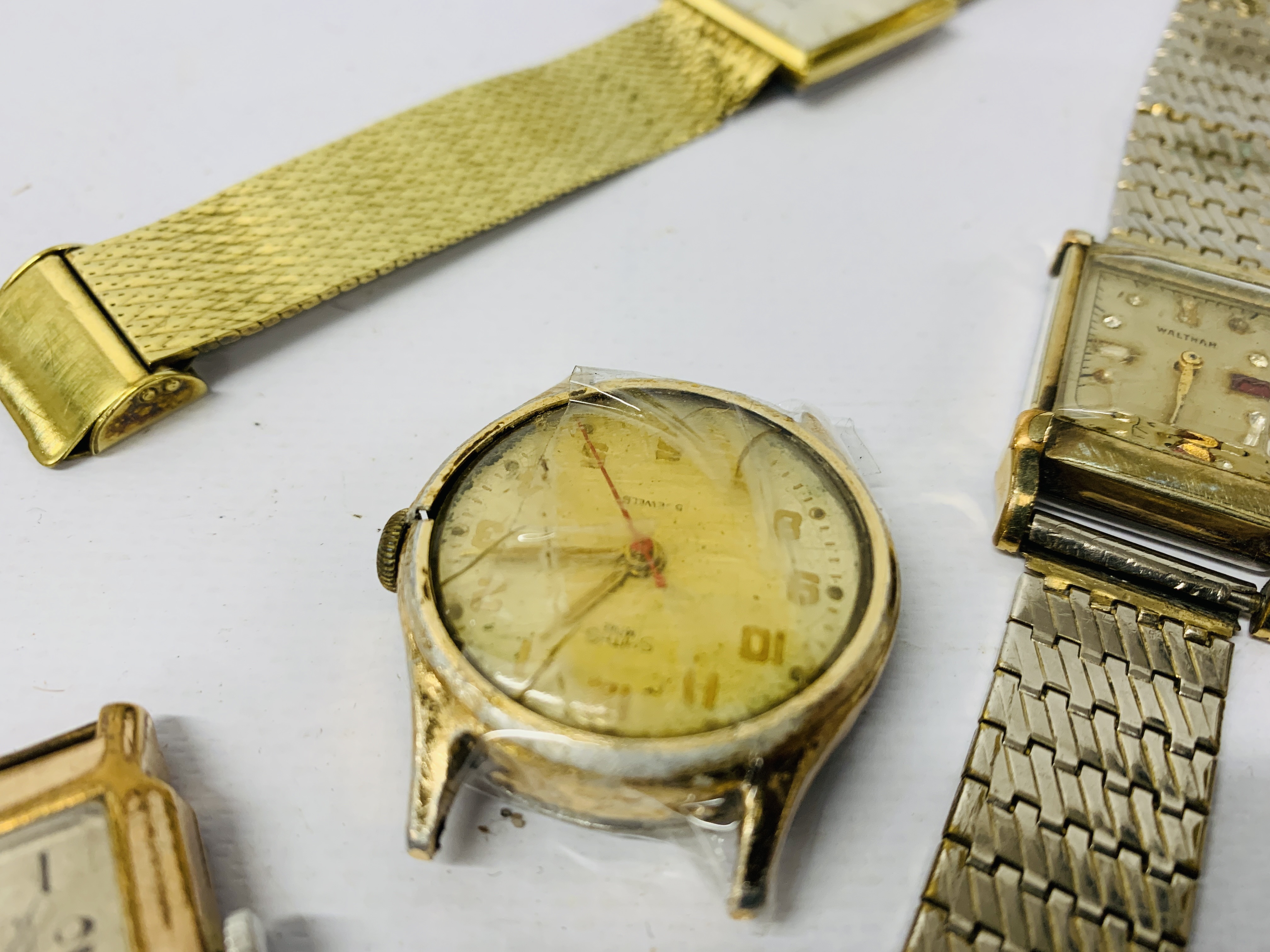 7 X ASSORTED WATCHES / FACES TO INCLUDE WALTHAM - OCEANIC ACCURIST SEKONDA ETC. - Image 5 of 8