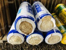 5 X KNAUF ACOUSTIC INSULATION L 1350MM, W 2/600MM, AREA 16.