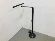 AN ARIAL BY OTT-LITE FLOOR STANDING ANGLE POISE FLORESCENT LIGHT - SOLD AS SEEN