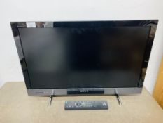 A SONY 26 INCH TV MODEL KDL-26EX320 COMPLETE WITH REMOTE - SOLD AS SEEN