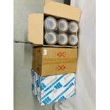 3 X BOXES MANULI 808-PVC BROWN PARCEL TAPE 66M X 48MM 36 ROLLS (BOXED)