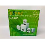 A SYNC COMPUTER TECHNOLOGY MULTIMEDIA ACTIVE SPEAKER SYSTEM MODEL N-51HS (BOXED) - SOLD A SSEEN