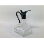 CLEAR GLASS PORT DECANTER,