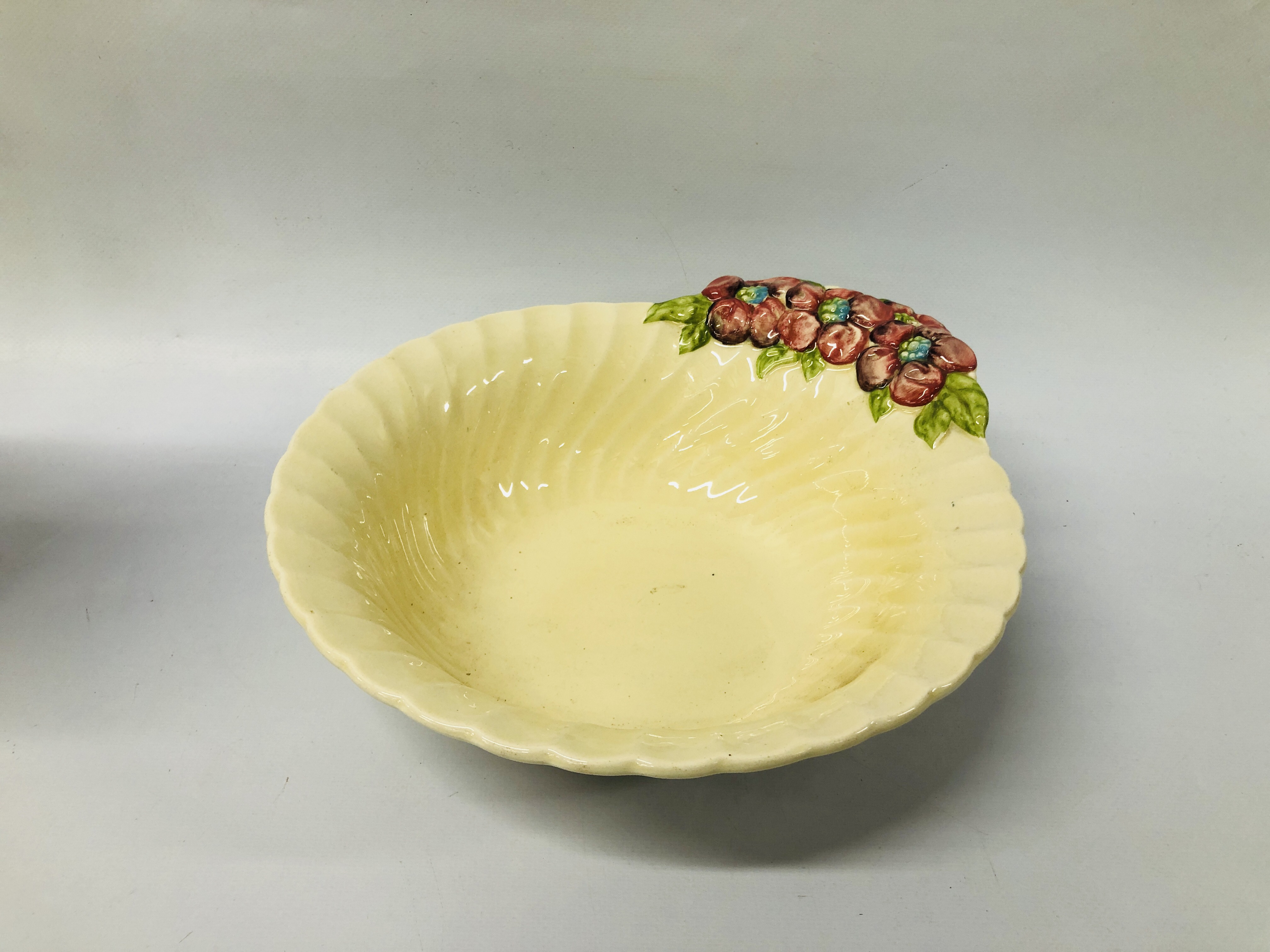 A CLARICE CLIFF BOWL ALONG WITH A CLARICE CLIFF JUG A/F. - Image 2 of 12