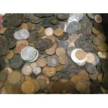 FILE BOX MIXED COINS,