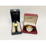 BOXED GENT'S ROTARY WRIST WATCH ALONG WITH A BOXED SEKONDA WRIST WATCH