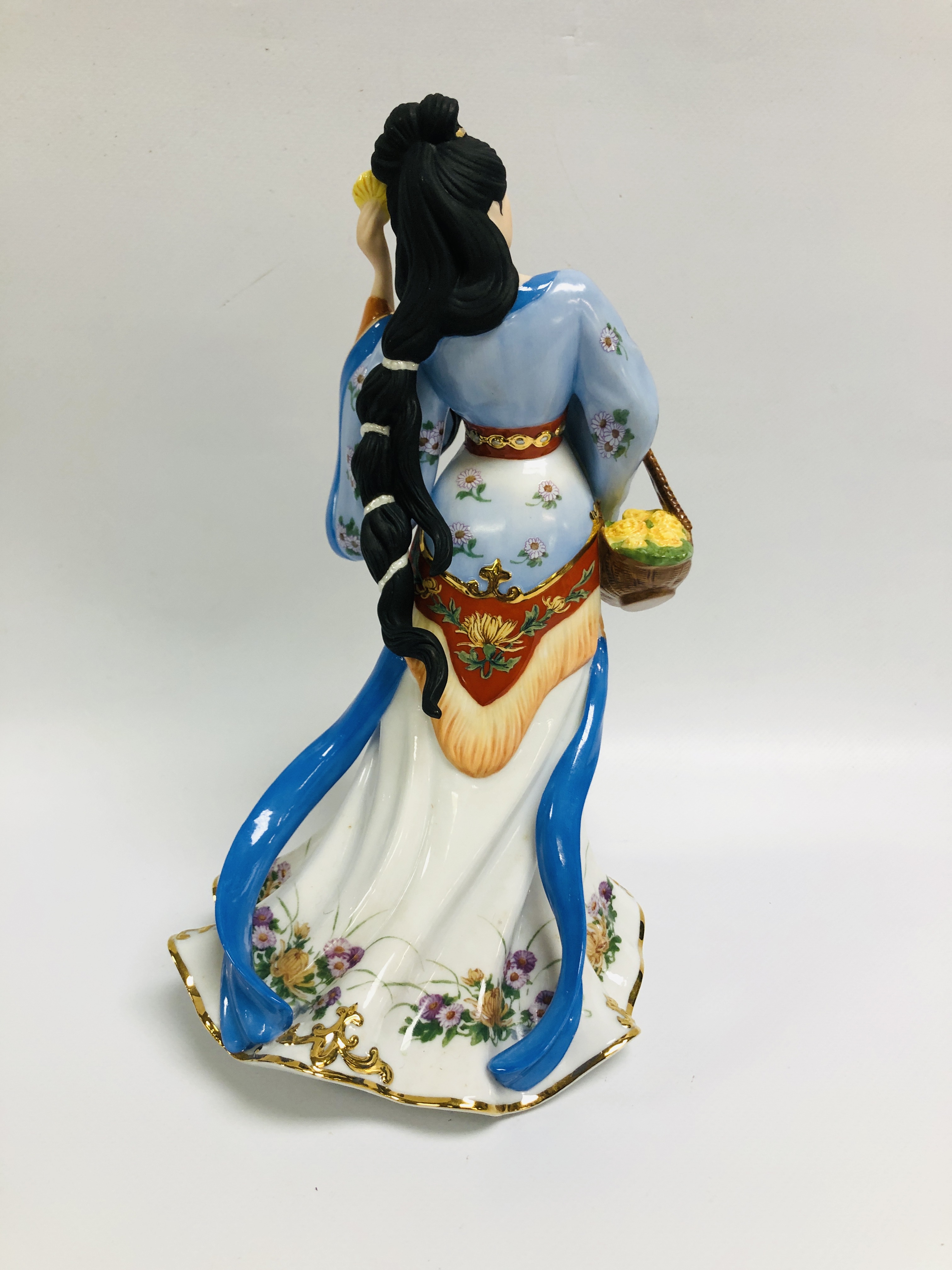 4 X DANBURY MINT COLLECTOR'S FIGURES TO INCLUDE 3 FROM THE LENA LIU COLLECTION (ROSE PRINCESS, - Image 3 of 12