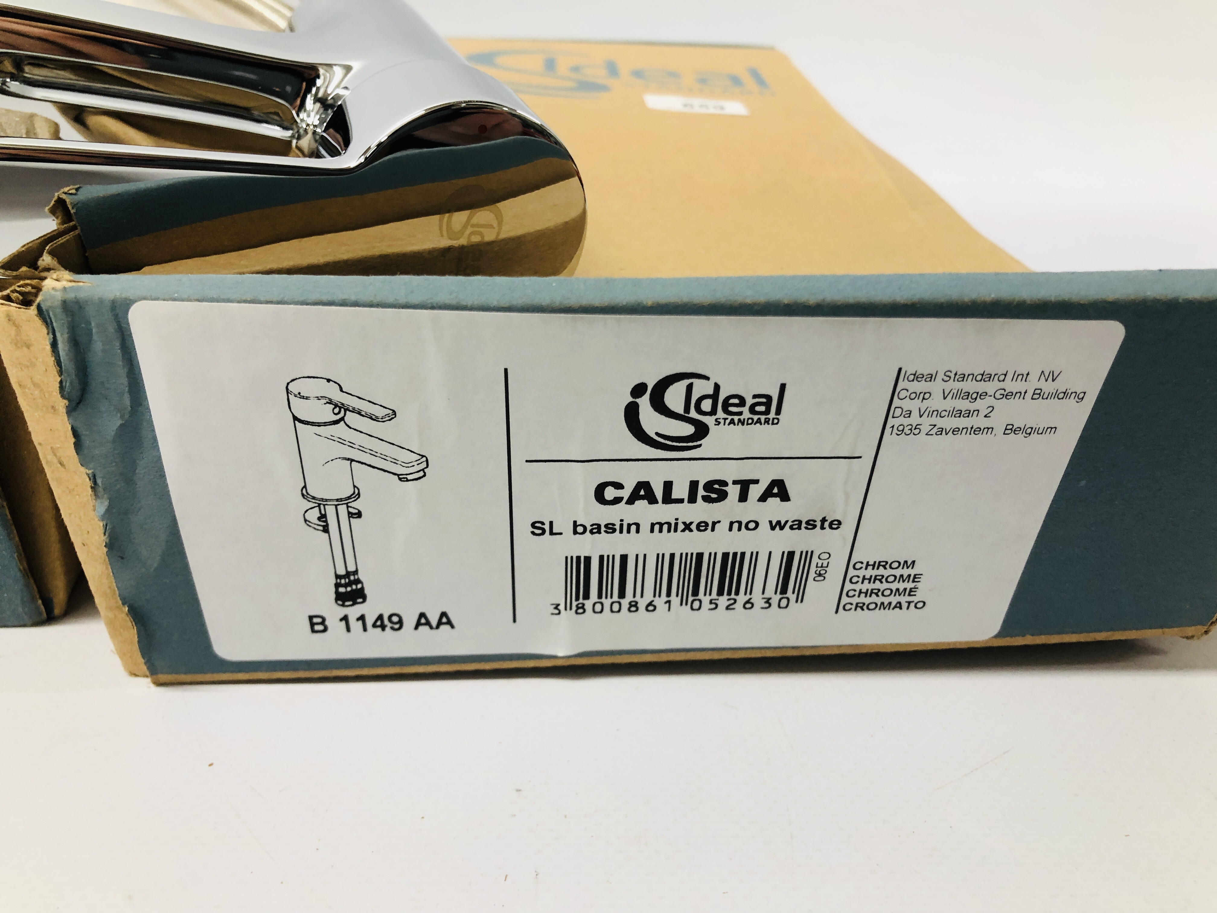 2 X IDEAL STANDARD "CALISTA" SL BASIN MIXER TAPS BOXED AS NEW - Image 3 of 3
