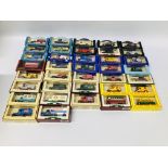 COLLECTION OF BOXED DIE CAST MODEL VEHICLES TO INCLUDE VANGUARDS,