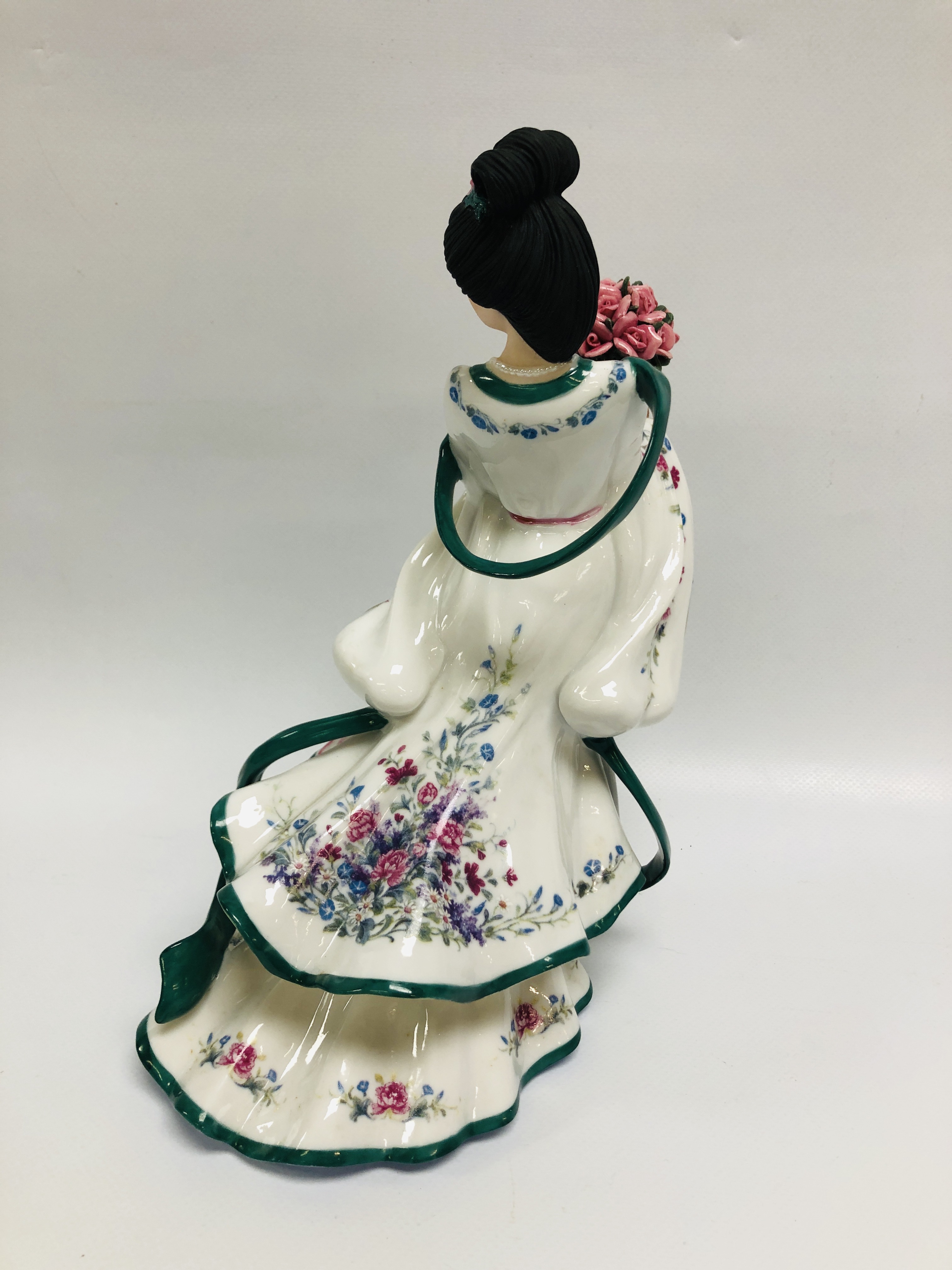 4 X DANBURY MINT COLLECTOR'S FIGURES TO INCLUDE 3 FROM THE LENA LIU COLLECTION (ROSE PRINCESS, - Image 6 of 12