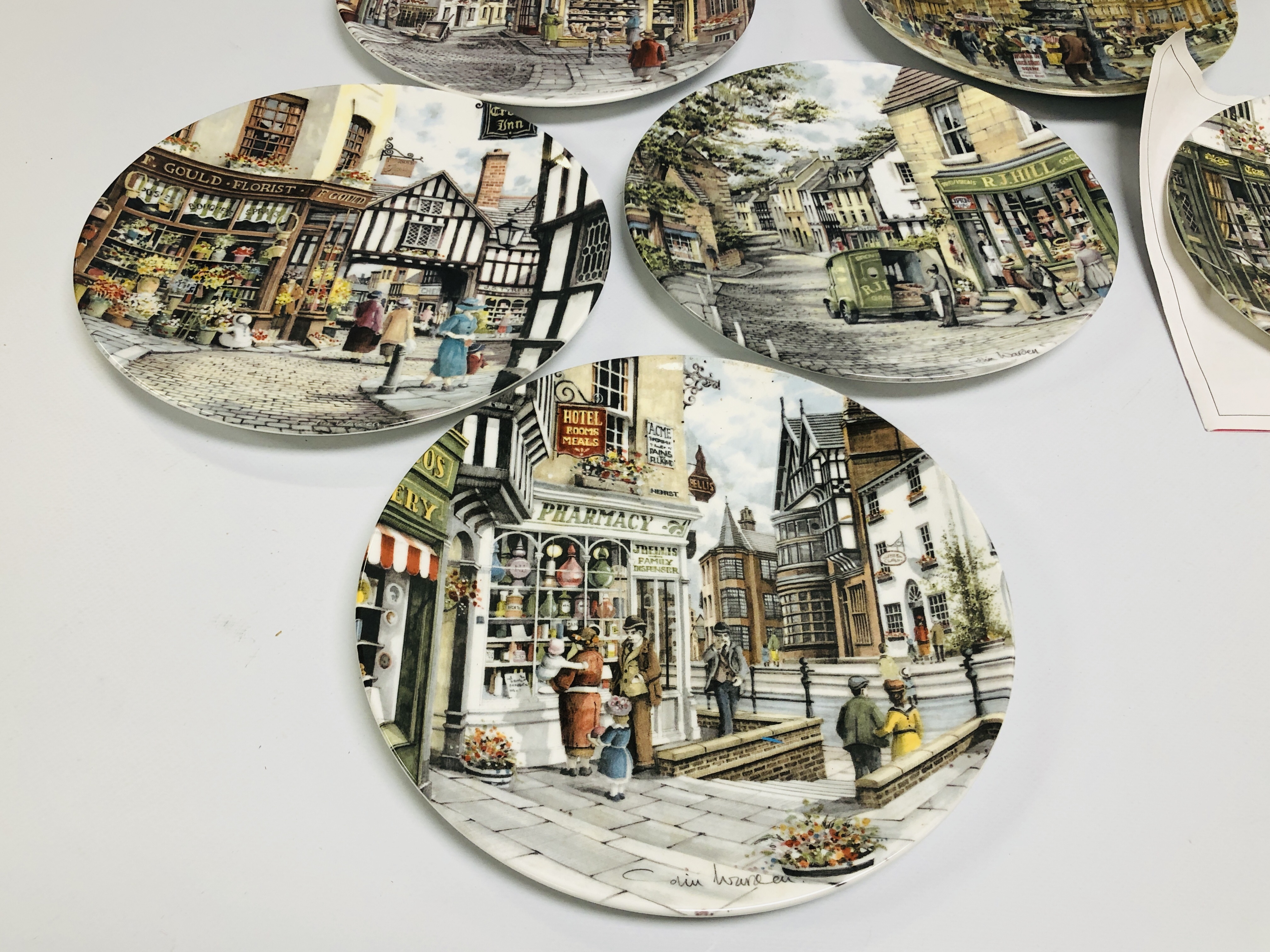 4 X DAVENPORT COLLECTORS PLATES "CRIES OF LONDON" SERIES WITH BOXES + 2 WITHOUT BOXES + 6 X ROYAL - Image 6 of 8