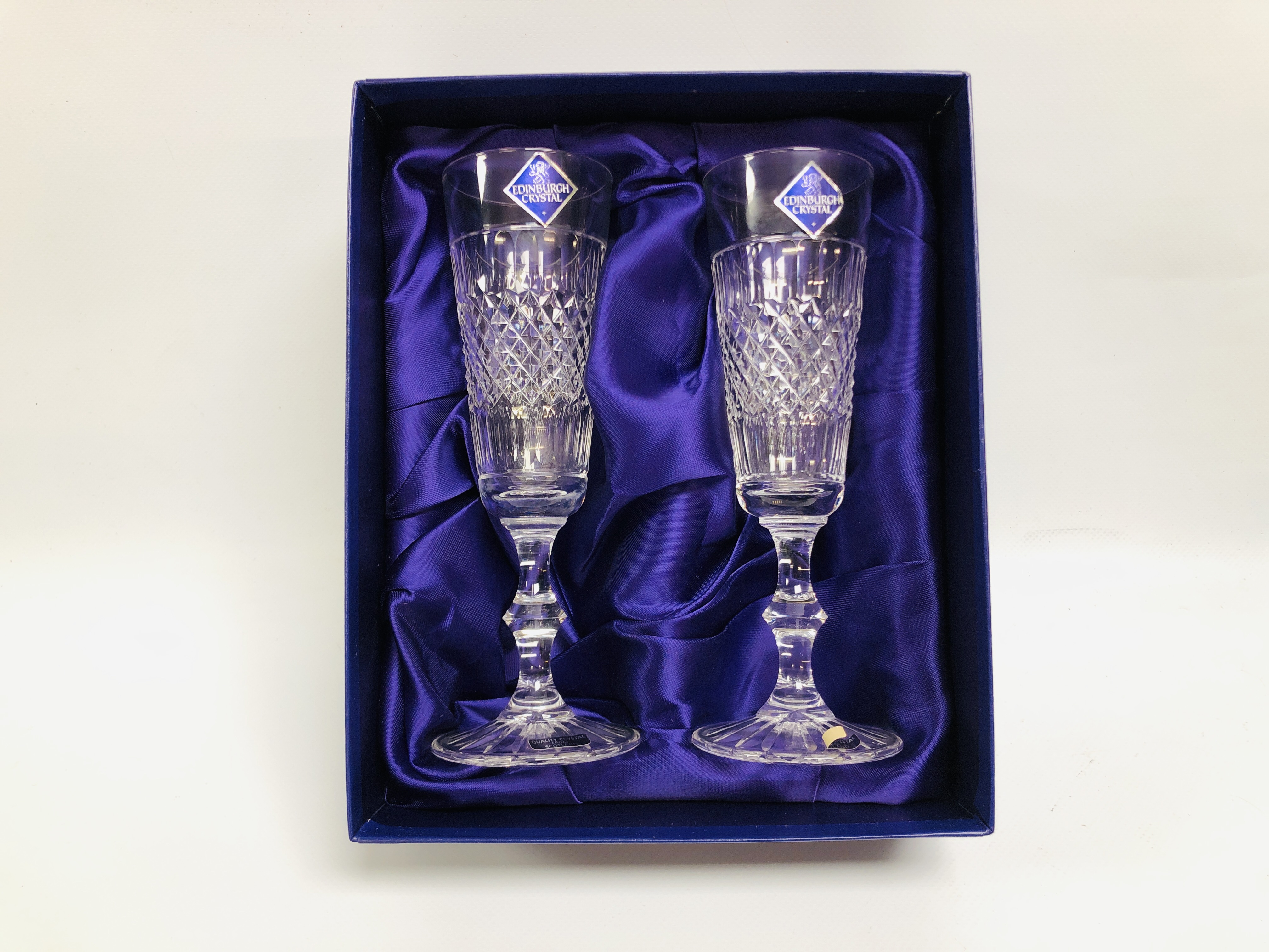 COLLECTION OF BOXED GLASS TO INCLUDE PAIR OF GALWAY IRISH CRYSTAL COFFEE GLASSES, - Image 9 of 14