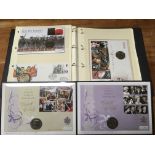 COIN COVERS IN ALBUM AND FOLDER,