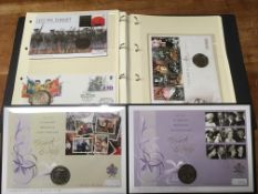 COIN COVERS IN ALBUM AND FOLDER,