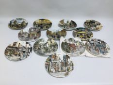 4 X DAVENPORT COLLECTORS PLATES "CRIES OF LONDON" SERIES WITH BOXES + 2 WITHOUT BOXES + 6 X ROYAL