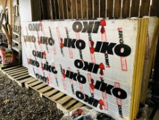 4 X 2400MM X 1200MM X 75MM SHEETS OF IKO ENERTHERM INSULATION BOARD