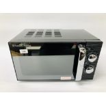 A RUSSELL HOBBS COMPACT MICROWAVE OVEN - SOLD AS SEEN