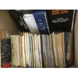 BOX WITH BROOKE BOND SETS IN ALBUMS, SEVERAL CANADIAN SETS,