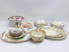 QUANTITY OF VINTAGE CHINA TO INCLUDE 5 PIECES OF ROYAL STAFFORDSHIRE SINGAPORE DINNER WARE (2