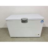 A BEKO CHEST FREEZER - 130CM. X 67CM X H 86CM.