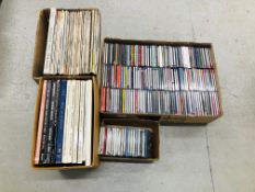 A BOX CONTAINING AN EXTENSIVE COLLECTION OF 175+ CLASSICAL CD'S TO INCLUDE DVORAK, BEETHOVEN,