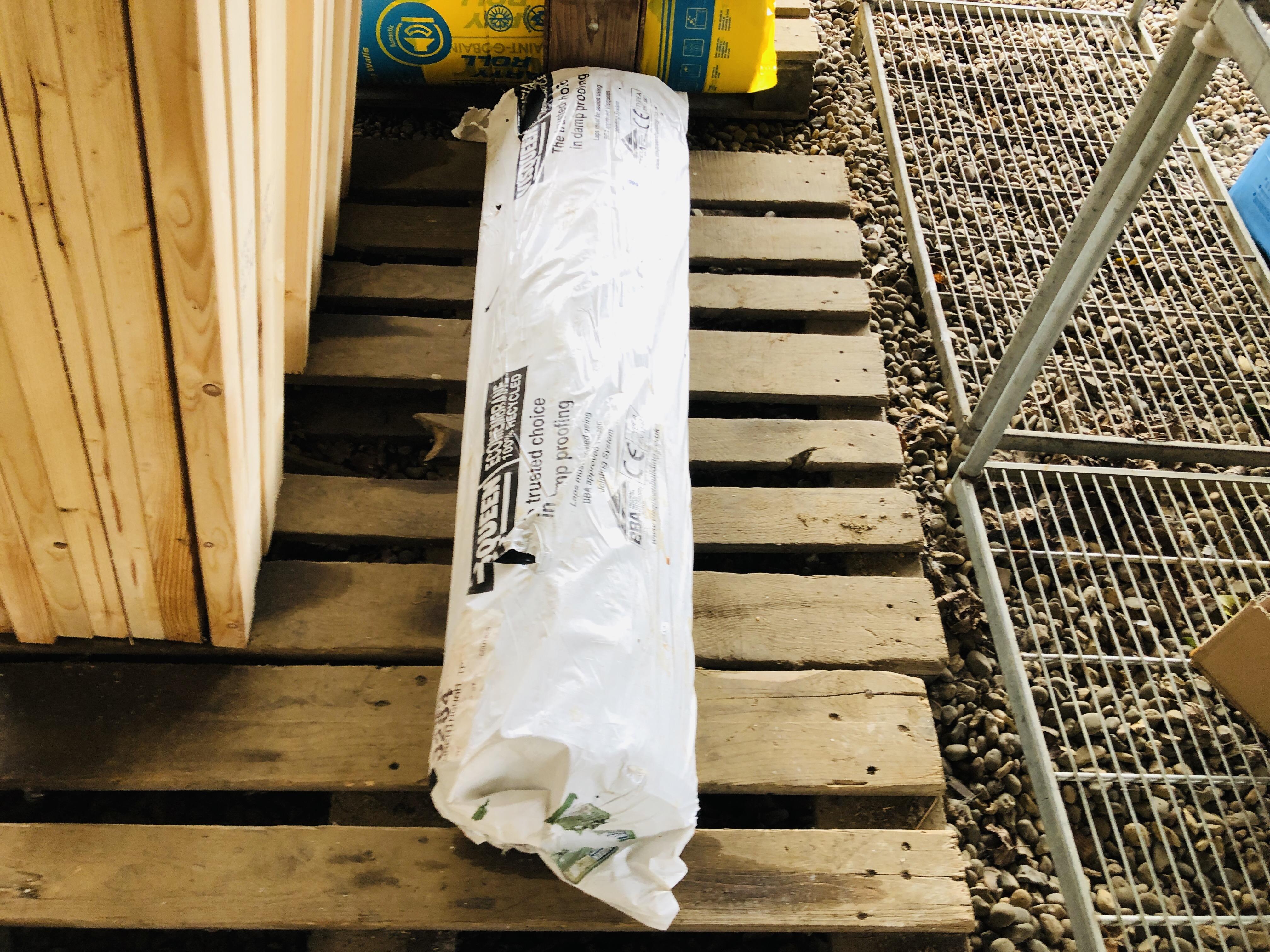 1 X 4M X 25M ROLL VISQUEEN 300MM DAMP PROOF MEMBRANE