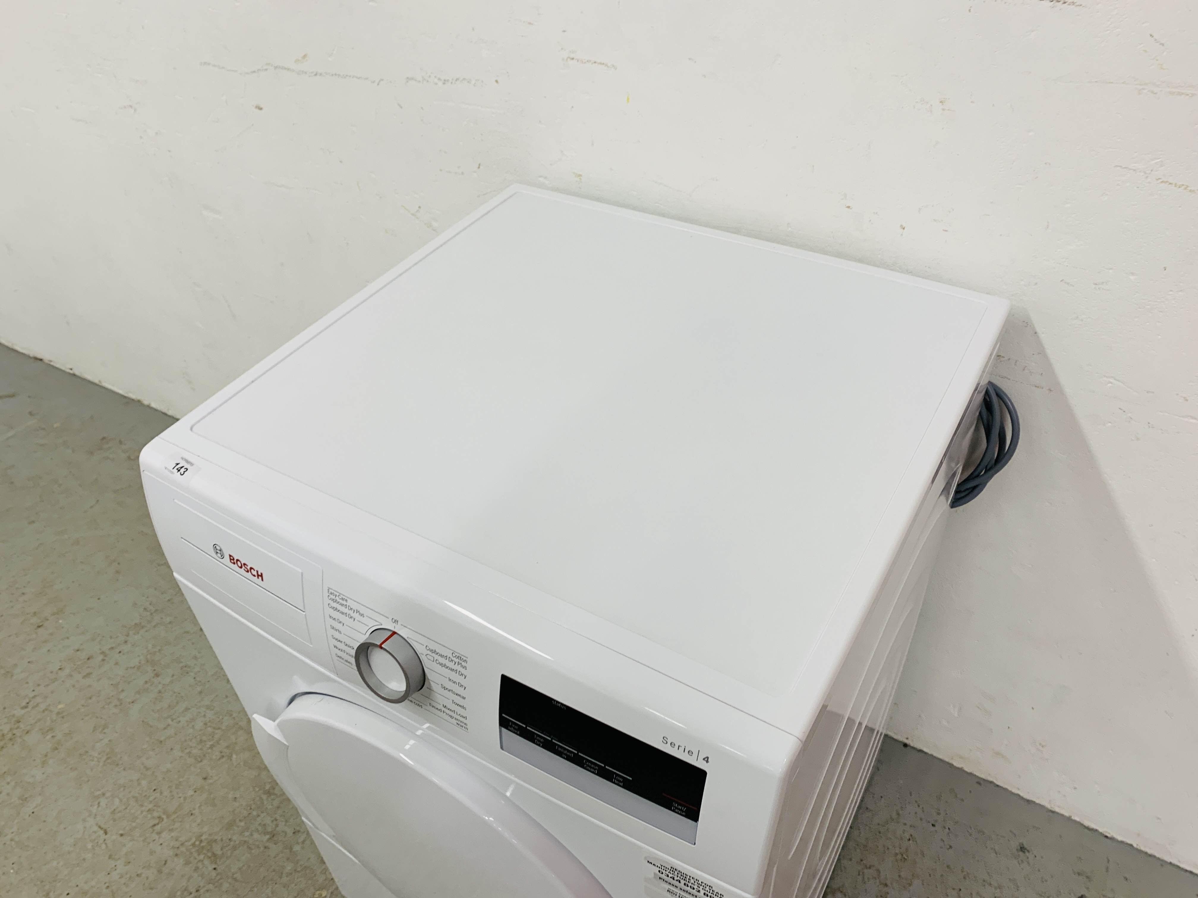 A BOSCH SERIES 4 TUMBLE DRYER - SOLD AS SEEN - Image 4 of 6