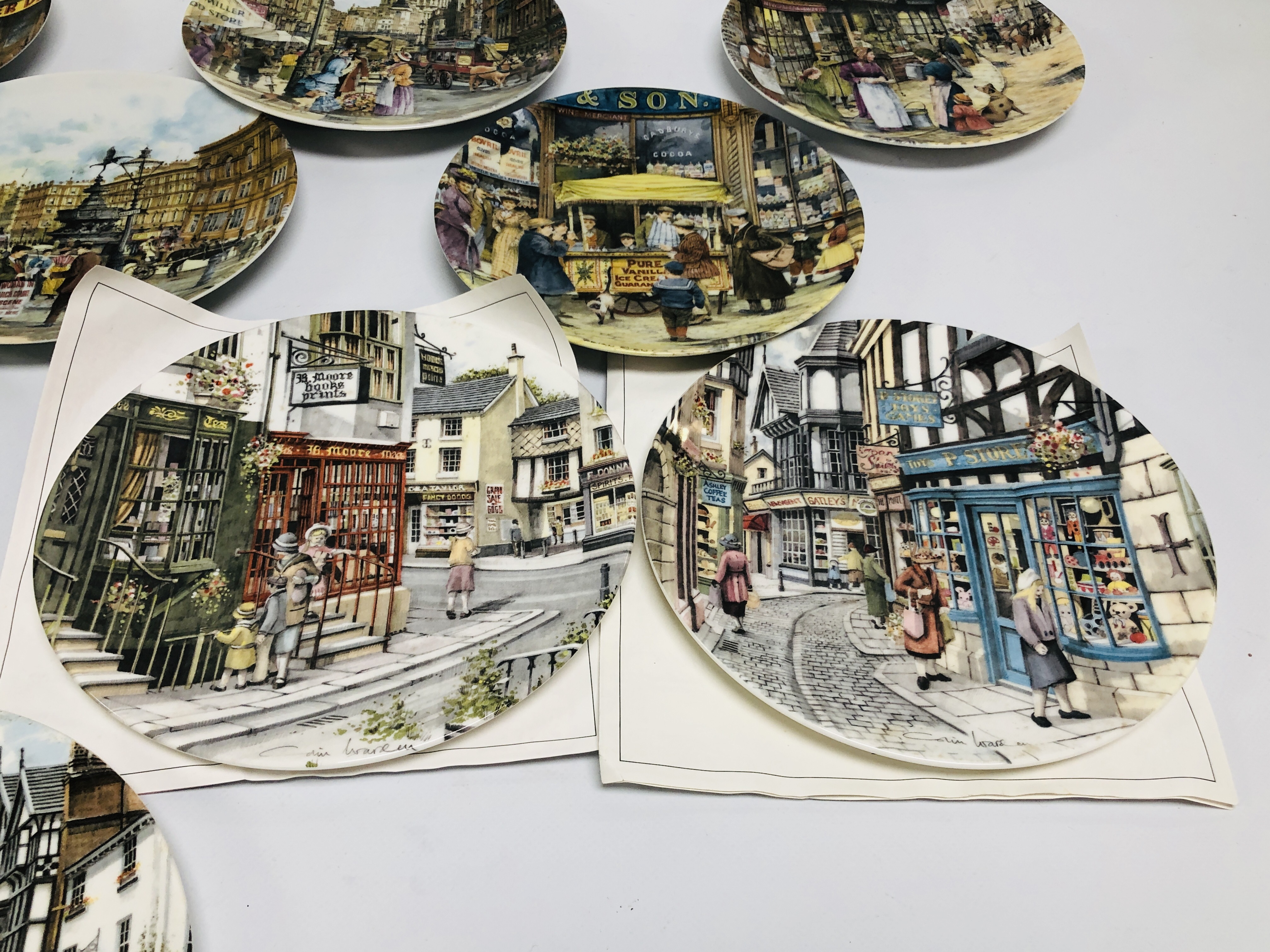 4 X DAVENPORT COLLECTORS PLATES "CRIES OF LONDON" SERIES WITH BOXES + 2 WITHOUT BOXES + 6 X ROYAL - Image 5 of 8