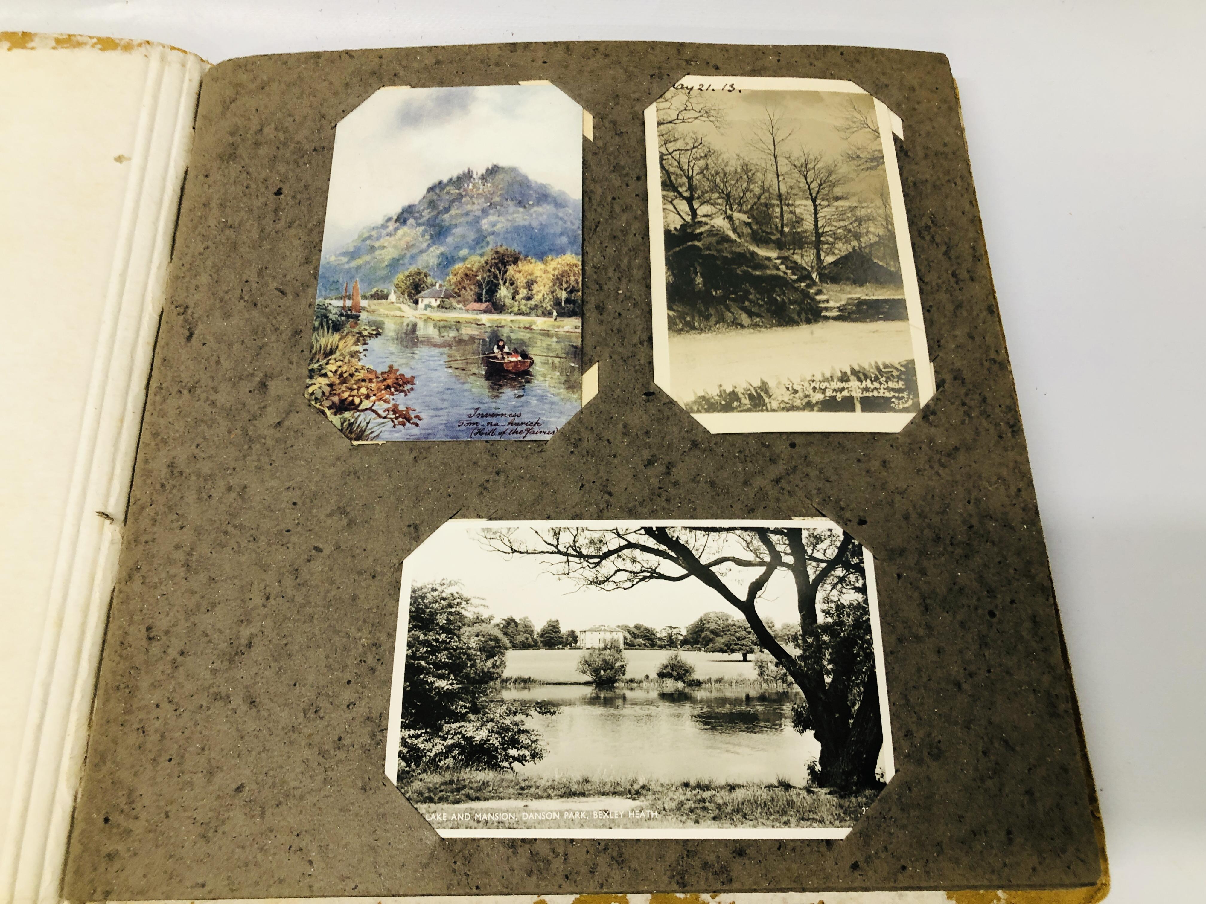 ALBUM CONTAINING 96 TOPOGRAPHICAL POSTCARDS - Image 2 of 6