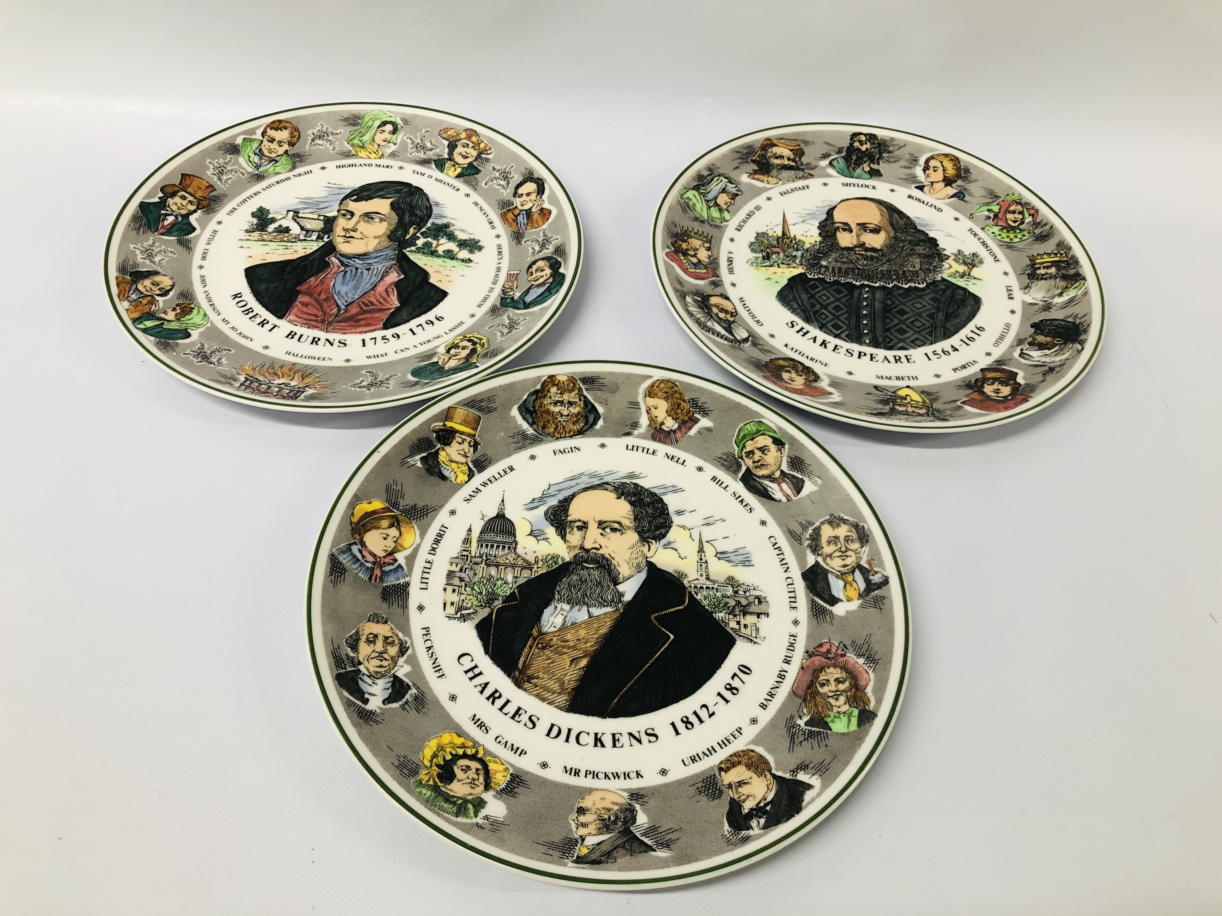 8 X ROYAL DOULTON COLLECTORS PLATES - THE ADMIRAL, THE HUNTING MAN, THE QUIRE, THE MAYOR, - Image 2 of 7