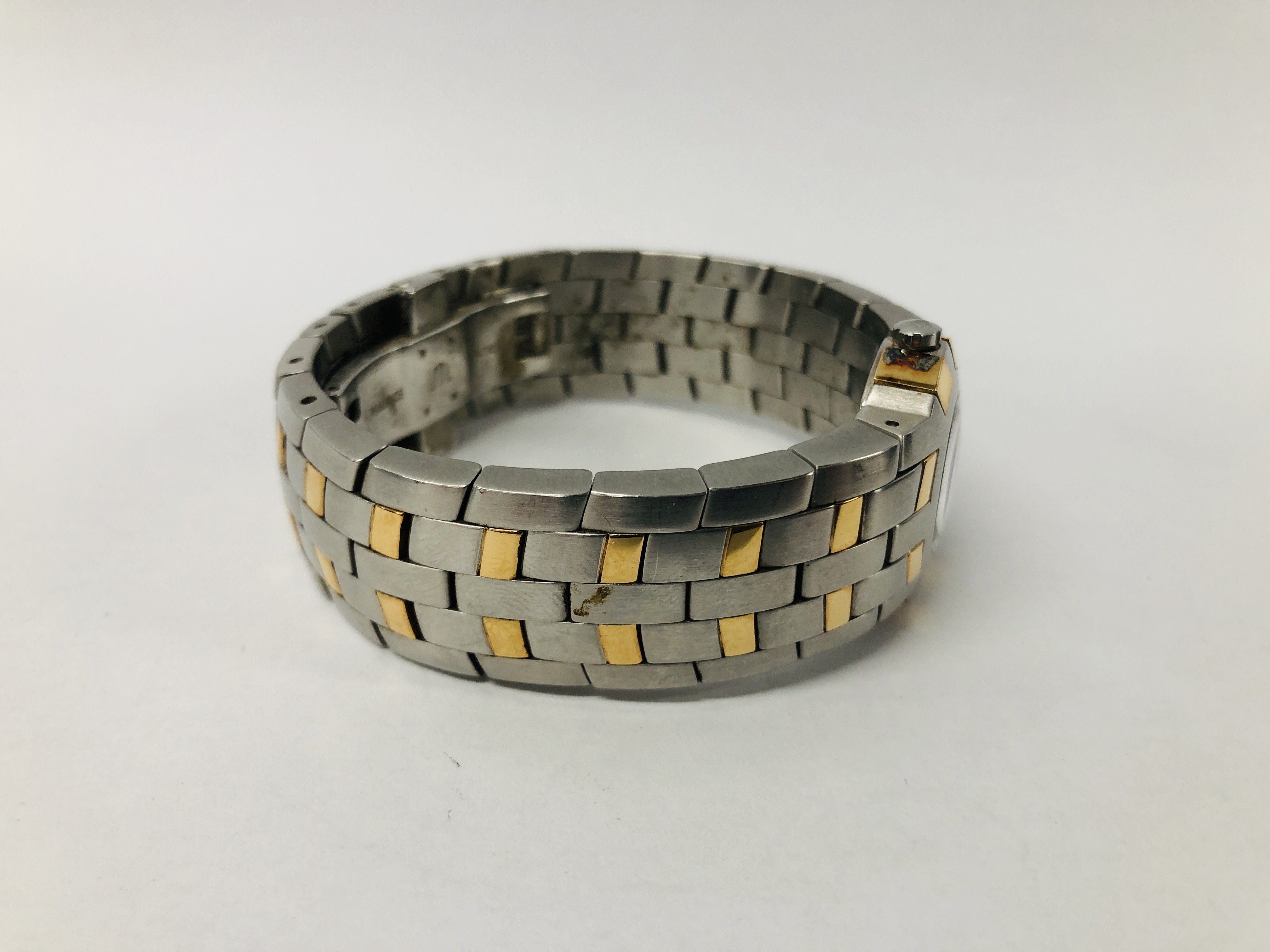 LADIES MAURICE LACROIX BRACELET WATCH THE CASE MARKED STAINLESS STEEL AND 18K 750 - Image 2 of 7