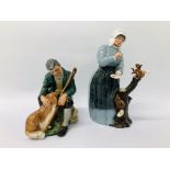 2 X ROYAL DOULTON FIGURES "THE MASTER" HN 2325,