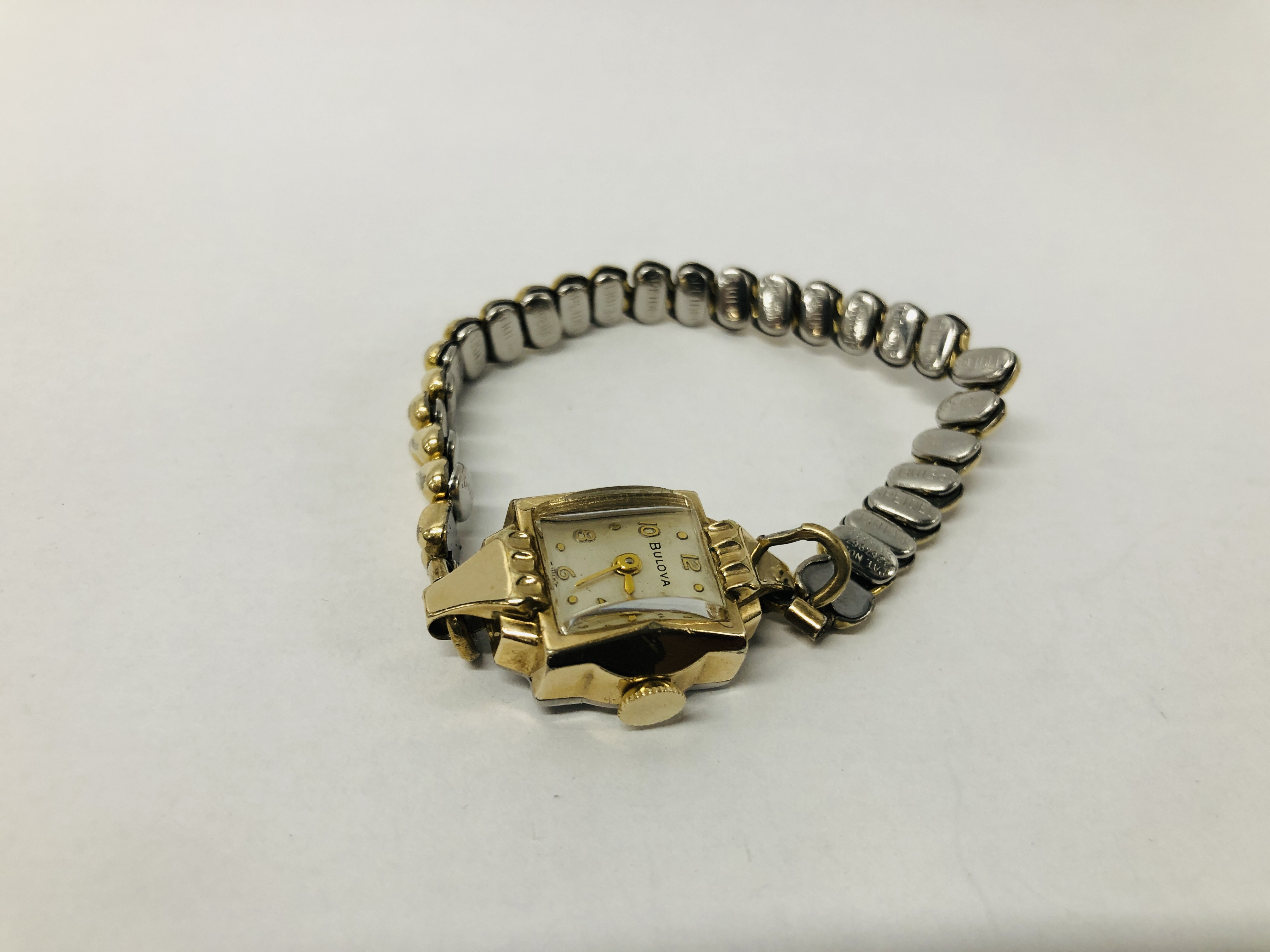 VINTAGE ART DECO DESIGN COCKTAIL WATCH MARKED CORNELL ALONG WITH A FURTHER VINTAGE WRIST WATCH - Image 2 of 7