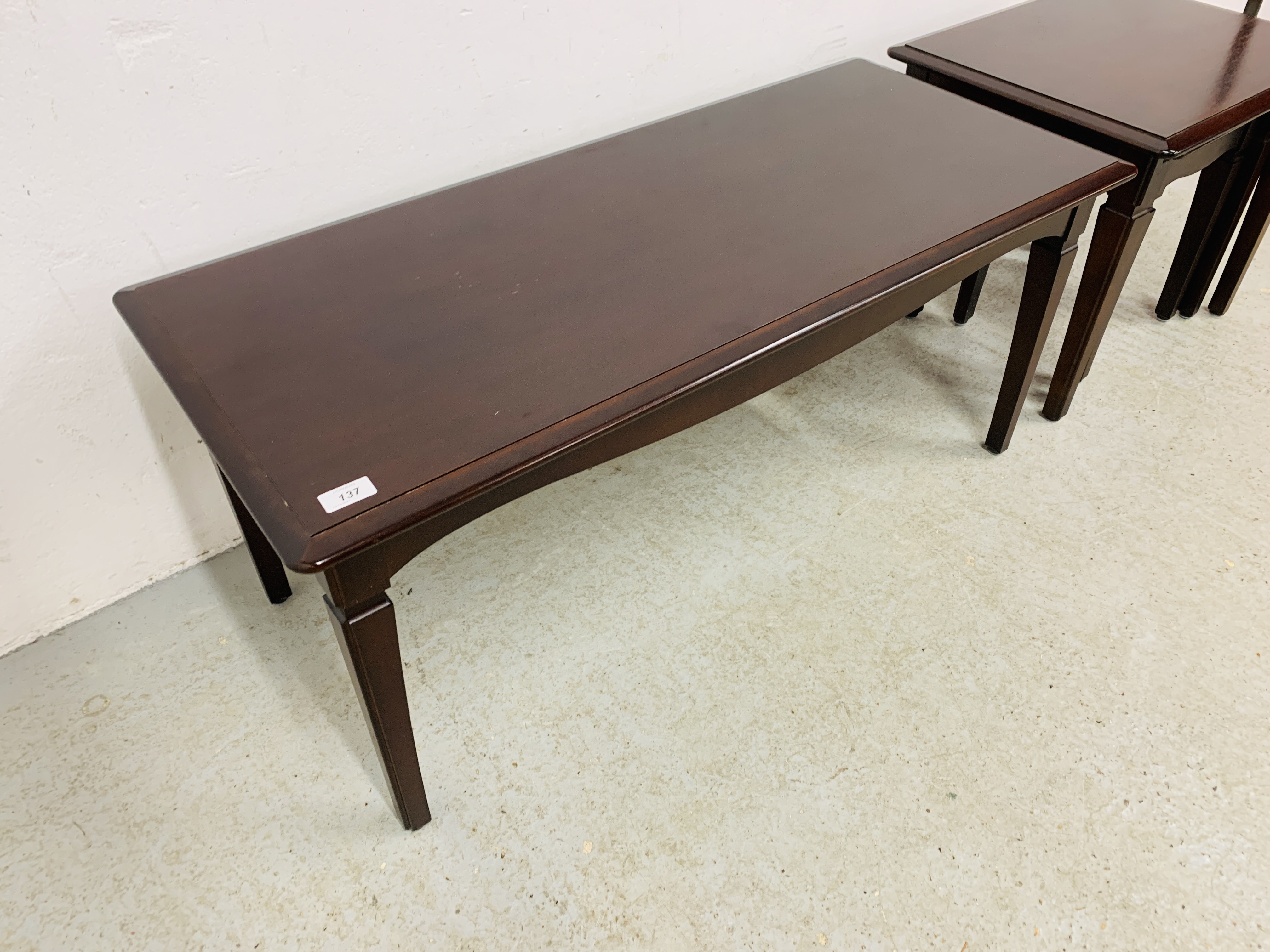 A STAG MINSTRAL RECTANGULAR COFFEE TABLE - W 46CM. L 103 CM. H 46CM. - Image 6 of 8