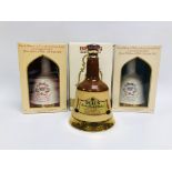 3 X WADE WHISKY BELLS TO INCLUDE 2 COMMEMORATIVE - ALL IN ORIGINAL BOXES