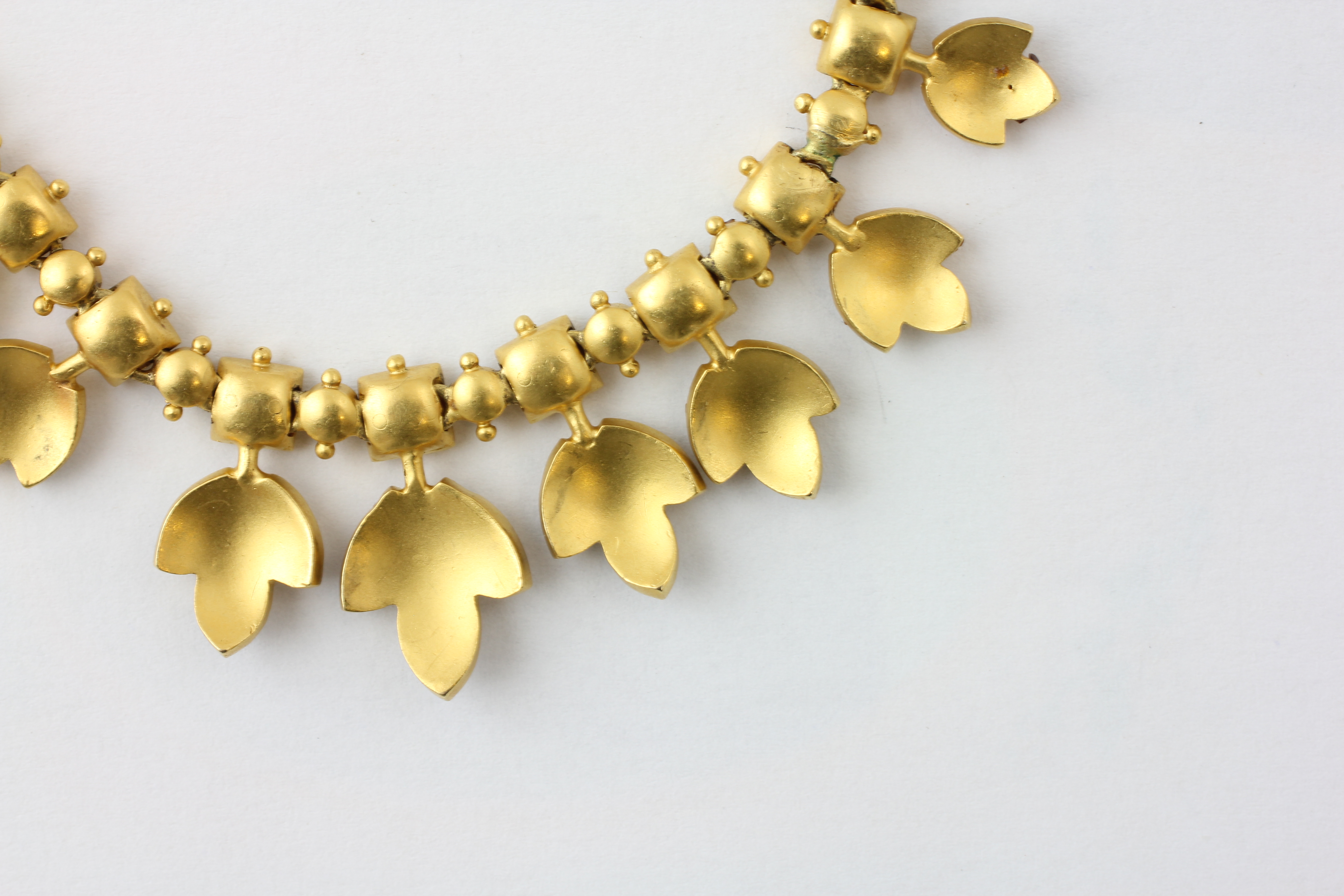 A YELLOW METAL PEARL AND DIAMOND NECKLACE, C. - Image 8 of 13