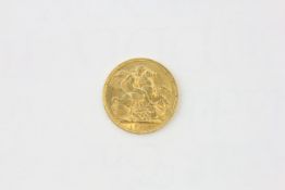 AN EDWARD VII FULL SOVEREIGN,