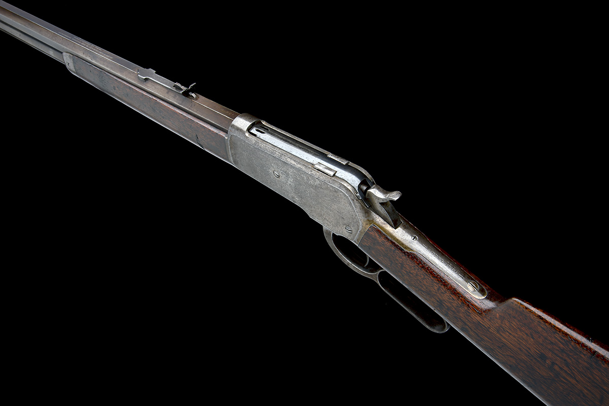 WINCHESTER REPEATING ARMS, USA A .40-82 (WCF) LEVER-ACTION SPORTING-RIFLE, MODEL '1886', serial - Image 4 of 8