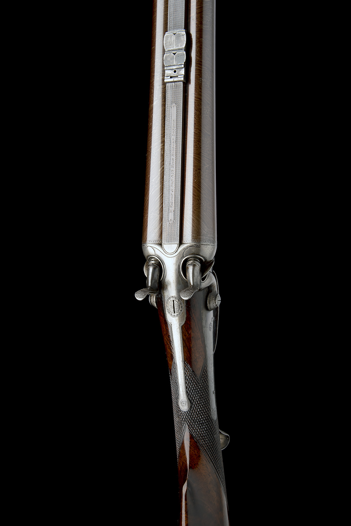 W. WATSON & SON A .577 (SNIDER) / 12-BORE ROTARY-UNDERLEVER HAMMER CAPE RIFLE, serial no. 5616, - Image 6 of 7