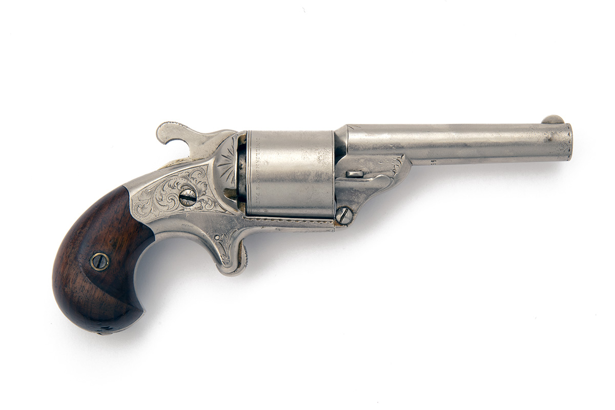 MOORE'S PATENT FIRE ARMS CO., USA A CASED .38 (TEATFIRE) POCKET-REVOLVER, MODEL 'D. WILLIAMSON'S