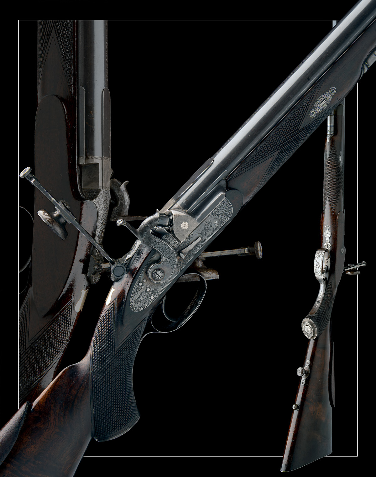 ALEXANDER HENRY, SCOTLAND A .451 PERCUSSION MATCH-RIFLE, serial no. 431/1926, originally a Best - Image 12 of 12